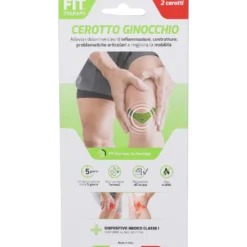 D.Fenstec Fit Therapy Ginocchio - Cerotto per i dolori e le infiammazioni, 2 pezzi