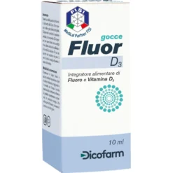 Dicofarm Fluor D3 Integratore Alimentare in Gocce, 10ml