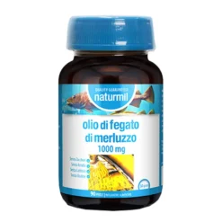 Dietmed Naturmil - Olio di Fegato di Merluzzo 1000mg Integratore, 90 Perle