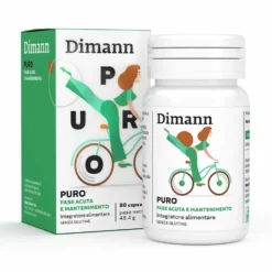 Dimann Puro Integratore per Cistite Batterica Acuta e Ricorrente, 80 Capsule