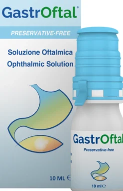 DMG Italia Gastroftal - Soluzione oftalmica idratante per la secchezza oculare, 10 ml