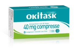 Dompé Okitask 40 mg - Farmaco antinfiammatorio per i dolori di varia natura, 20 compresse