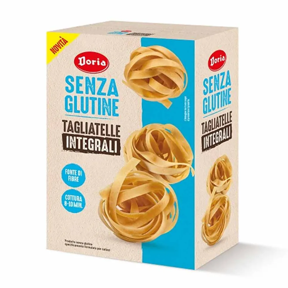 Doria Tagliatelle Integrali Pasta Integrale Senza Glutine, 250g