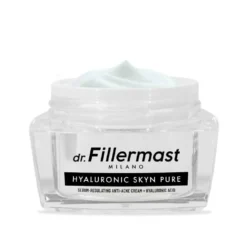 Dr. Fillermast Hyaluronic Skyn Pure - Crema viso levigante per le pelli miste e grasse, 30 ml