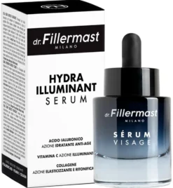 Dr. Fillermast Hydra Illuminant Serum - Siero viso per idratare e illuminare la pelle, 30 ml