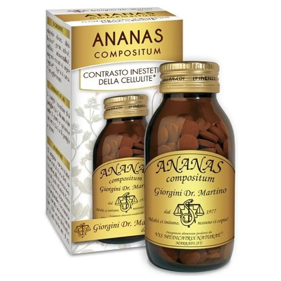 Dr.Giorgini Ananas Compositum Integratore Alimentare,180 Pastiglie