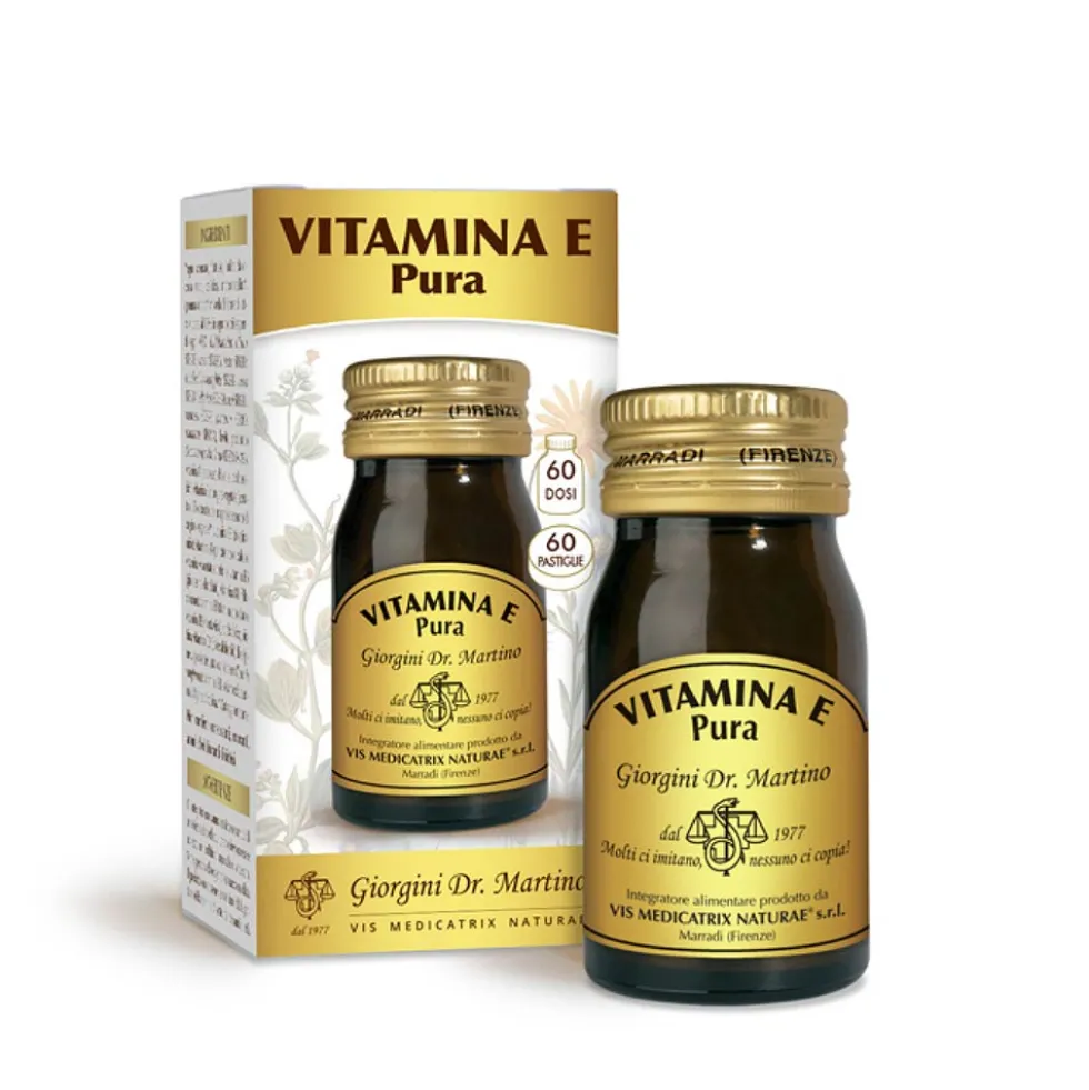 Dr.Giorgini Vitamina E Pura Integratore Alimentare, 60 Pastiglie