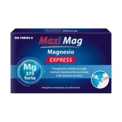 Dr. Theiss Maxi Mag Express - Integratore di magnesio per l'affaticamento muscolare, 14 stick