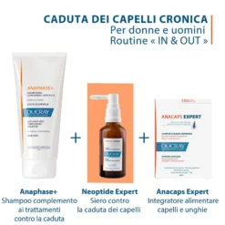 Ducray Anacaps - Expert Capelli e Unghie Caduta Persistente, 30 capsule