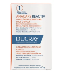 Ducray Anacaps - Reactiv Integratore Capelli Caduta Occasionale, 30 capsule
