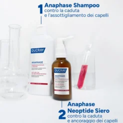 Ducray Anaphase Neoptide Siero contro la Caduta e Ancoraggio dei Capelli Capelli più Densi e Resistenti Caduta Cronica, 100ml