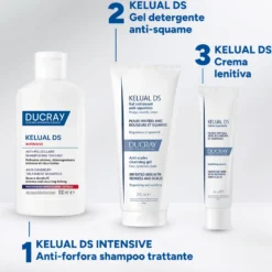 Ducray Kelual DS Intensive Shampoo Trattante Anti-Forfora Forfora Severa Prurito Intenso e Ricorrente, 100ml