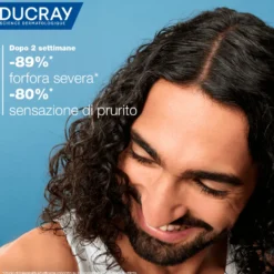 Ducray Kelual DS Original Shampoo Trattante contro la Forfora Severa Anti-Ricomparsa Lenisce la Sensazione di Prurito, 100ml
