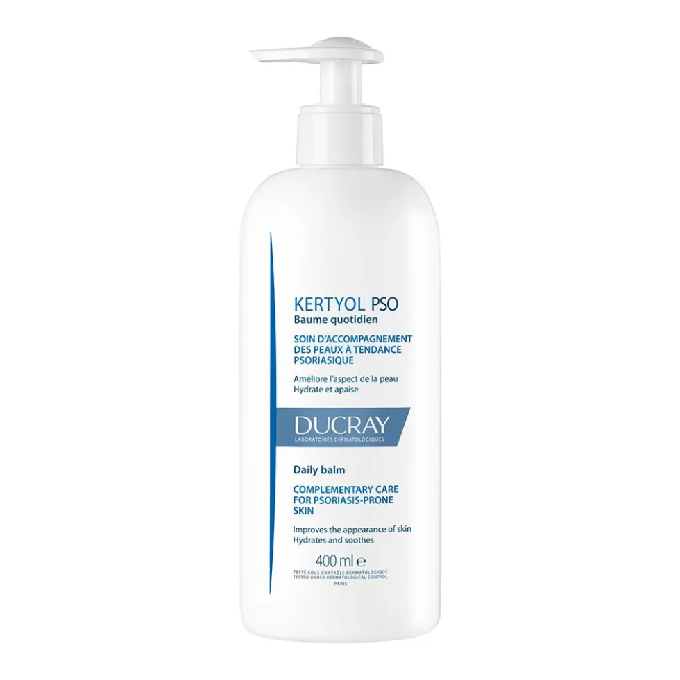 Ducray Kertyol P.S.O. - Balsamo Idratante Quotidiano Trattamento contro la psoriasi, 400ml