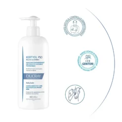 Ducray Kertyol P.S.O. - Balsamo Idratante Quotidiano Trattamento contro la psoriasi, 400ml