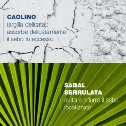 Ducray Sabal - Argeal Shampoo Sebo-Assorbente Detergente Uso Quotidiano Cuoio Capelluto e Capelli Grassi Argilla Delicata, 200ml
