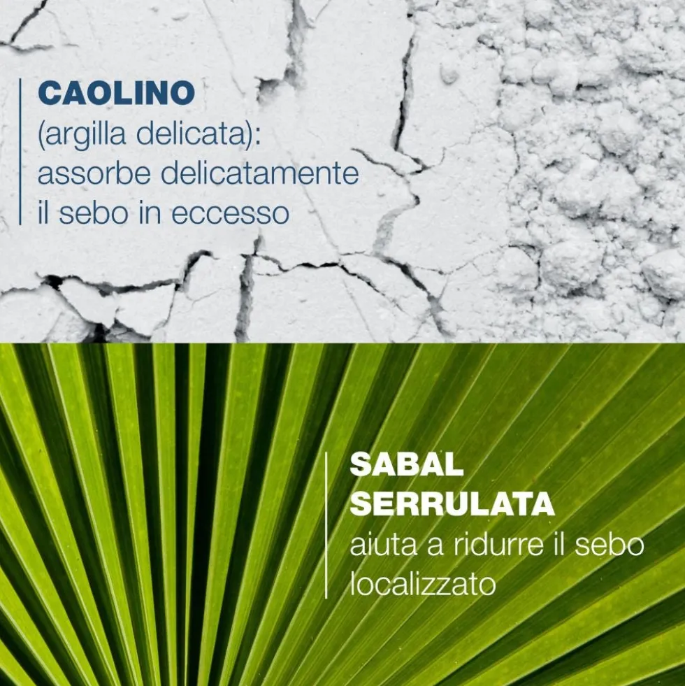 Ducray Sabal - Argeal Shampoo Sebo-Assorbente Detergente Uso Quotidiano Cuoio Capelluto e Capelli Grassi Argilla Delicata, 200ml