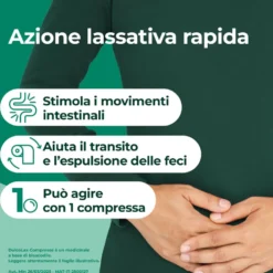 Dulcolax Compresse 5mg Bisacodile Trattamento Stitichezza Occasionale, 20 Compresse Rivestite