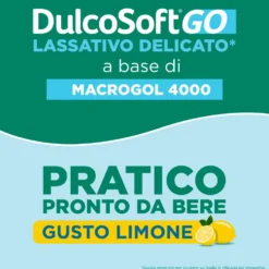 DulcoSoft Go - Soluzione orale per il trattamento della stitichezza, 20 bustine da 20 ml