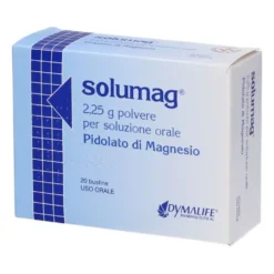 Dymalife Solumag Pidolato di Magnesio 2,25mg Soluzione Orale, 20 bustine
