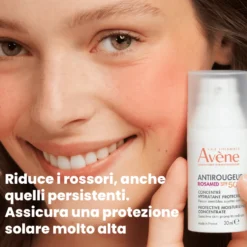 Eau Thermale Avène Antirougeurs - Rosamed SPF50+ Concentrato Idratante Protettivo, 30ml