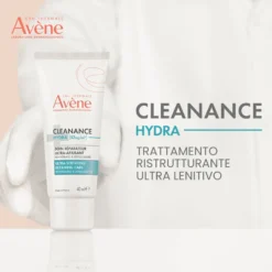 Eau Thermale Avène Cleanance Hydra - Crema Lenitiva Pelle Grassa, 40ml