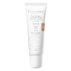 Eau Thermale Avène Couvrance - Fondotinta Correttore Fluido SPF20 Sabbia 3.0, 30ml