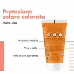 Eau Thermale Avène Crema Colorata SPF 50+ Solare Viso per Pelli Sensibili e Secche, 50ml