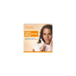 Eau Thermale Avène Fluido Anti-Macchie Protezione Molto Alta SPF50+ Solare per Pelle Sensibile, 40ml