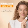 Eau Thermale Avène Fluido Anti-Età Protezione Alta SPF50 Solare per Pelle Sensibile, 40ml