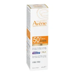 Eau Thermale Avène Fluido Anti-Età Protezione Alta SPF50 Solare per Pelle Sensibile, 40ml