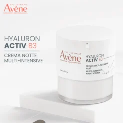 Eau Thermale Avène Hyaluron Activ B3 - Crema Notte Multi-Intensive Antirughe, 40ml