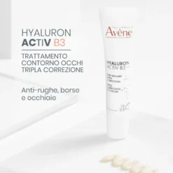 Eau Thermale Avène Hyaluron Activ B3 - Trattamento Contorno Occhi Correzione Antirughe, 15ml