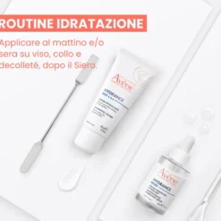 Eau Thermale Avène Hydrance Crema Idratante Ricca 24h Idratazione con Acqua termale Pelle Secca e Molto Secca, 40ml