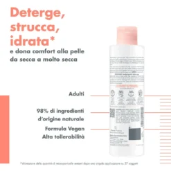 Eau Thermale Avène Les Essentiels - Latte Detergente per Pelle Sensibile e Secca, 200ml
