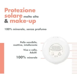 Eau Thermale Avène Solare Compatto SPF50+ Pelli Intolleranti Colore Sabbia, 10g