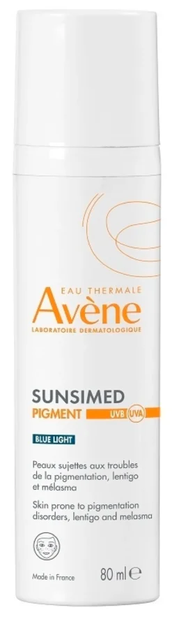 Eau Thermale Avène SunsiMed Pigment Fluido Alta Protezione Lentigo e Melasma, 80ml