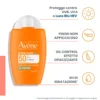Eau Thermale Avène Ultra Fluid Oil Control Alta Protezione SPF50 Solare per Pelle Sensibile, 50ml