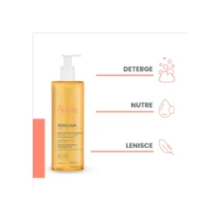 Eau Thermale Avène XeraCalm A.D. - Olio Detergente Liporestitutivo, 400ml