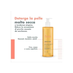 Eau Thermale Avène XeraCalm A.D. - Olio Detergente Liporestitutivo, 400ml
