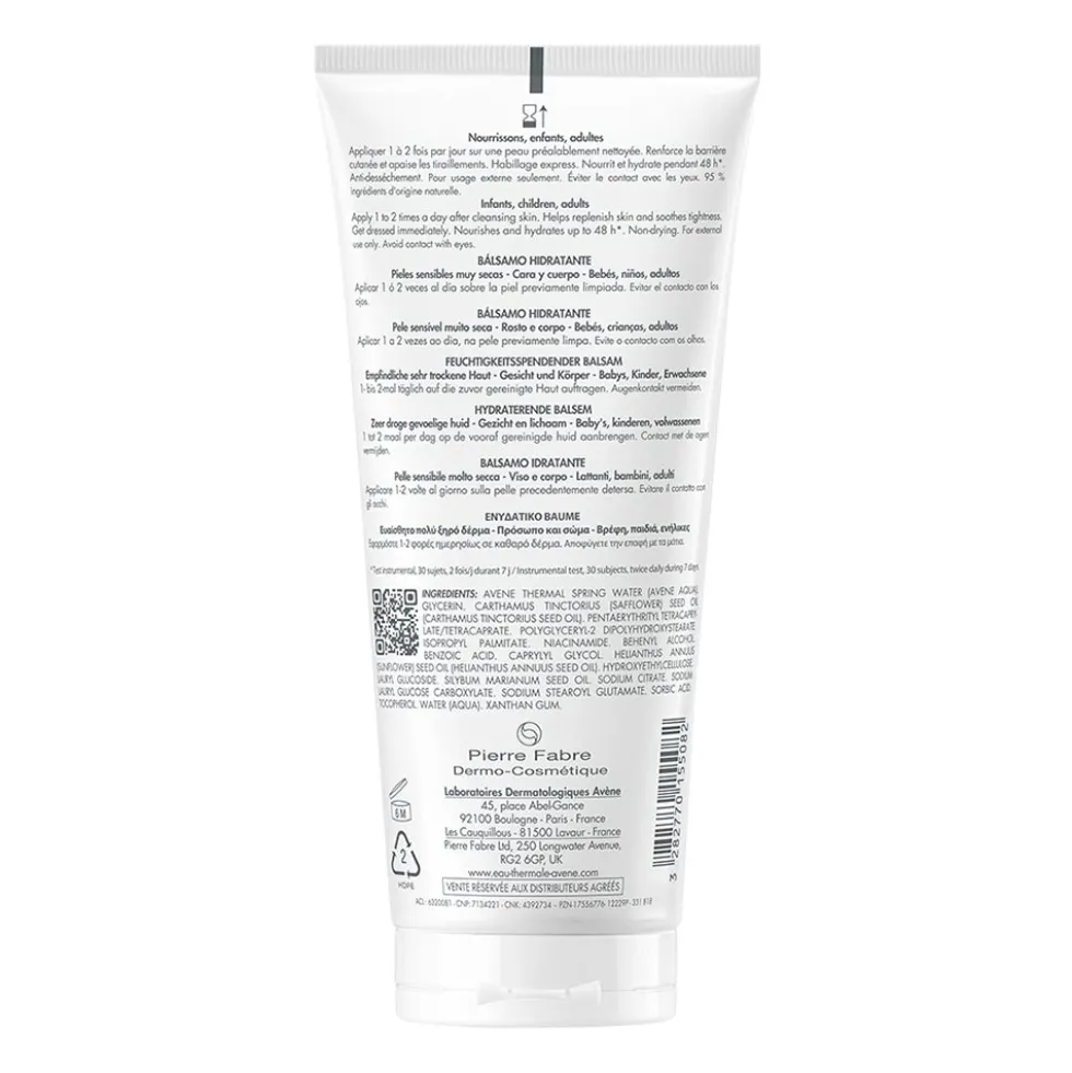 Eau Thermale Avène XeraCalm Nutrition - Balsamo Idratante per Pelle Secca, 200ml