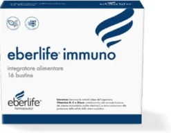 Eberlife Farmaceutici Eberlife Immuno Integratore Sistema Immunitario Tonico e Antiossidante, 16 Bustine