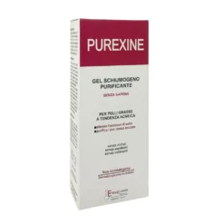 Ecofarm Group Purexine Gel Schiumogeno Purificante per pelli Grasse, 200ml