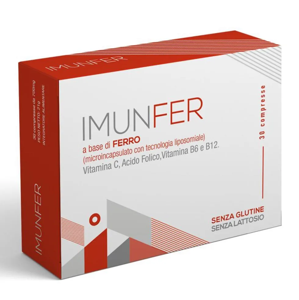 Eco Salute Imunfer Integratore Alimentare, 30 Compresse