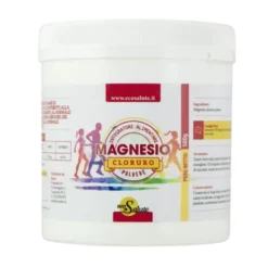 Ecosalute Magnesio Cloruro Polvere Integratore Puro, 500g