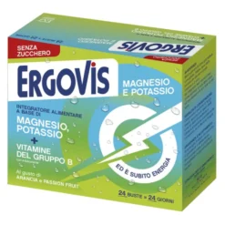 EG Ergovis - Magnesio Potassio Vitamine B Integratore Senza Zucchero, 24 Bustine