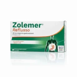 EG Zolemer Reflusso 20mg Pantoprazolo Bruciore di Stomaco e Rigurgito Acido, 14 compresse gastroresistenti