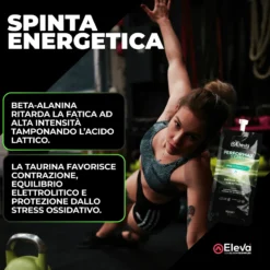 Eleva Performax Start - Integratore pre-allenamento per energia e resistenza, 12 shot da 30 ml