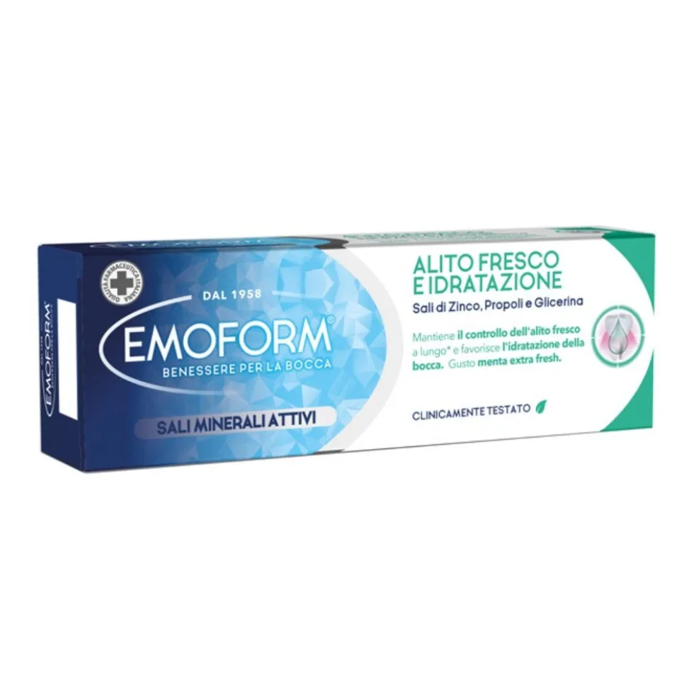 Emoform Alito Fresco e Idratazione Dentifricio Quotidiano, 75ml