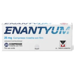 Enantyum 25 mg - Antidolorifico al dexketoprofene per i dolori acuti, 20 compresse rivestite